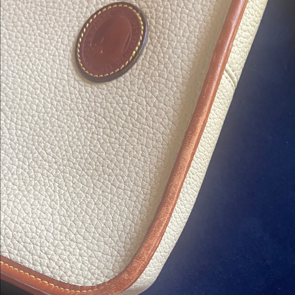 Dooney & Bourke Cream and Brown Crossbody Bag - Picture 3 of 6